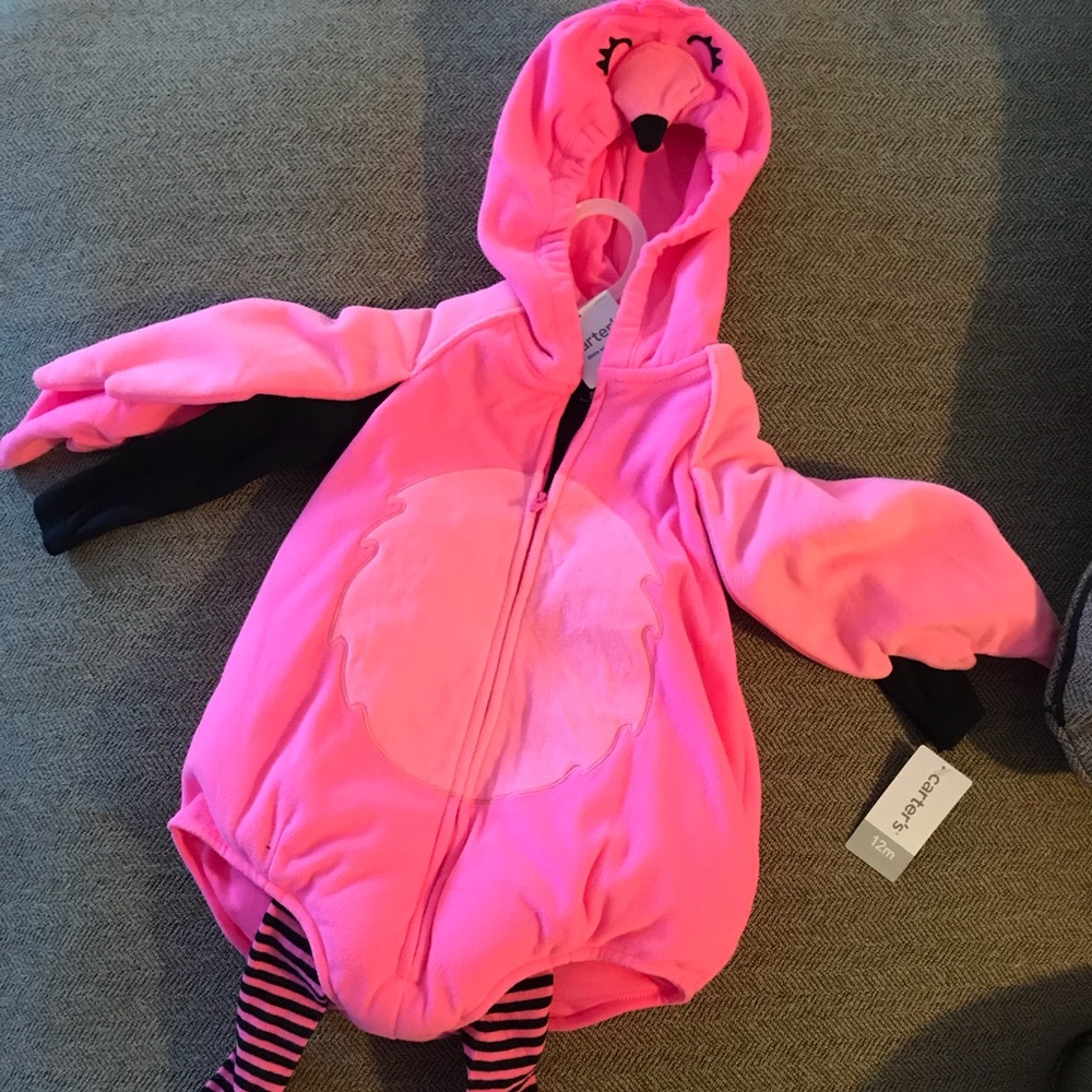 Flamingo costume brand new 3 piece